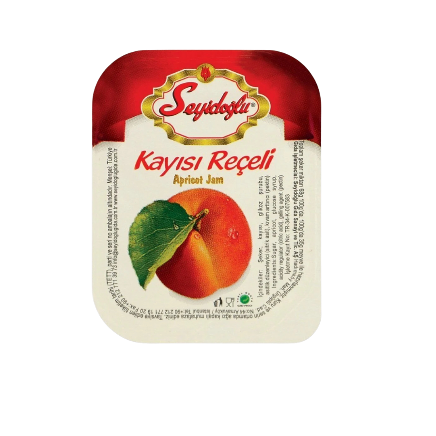 Seyidoğlu Kayısı Reçeli 20 Gr 100 Adet